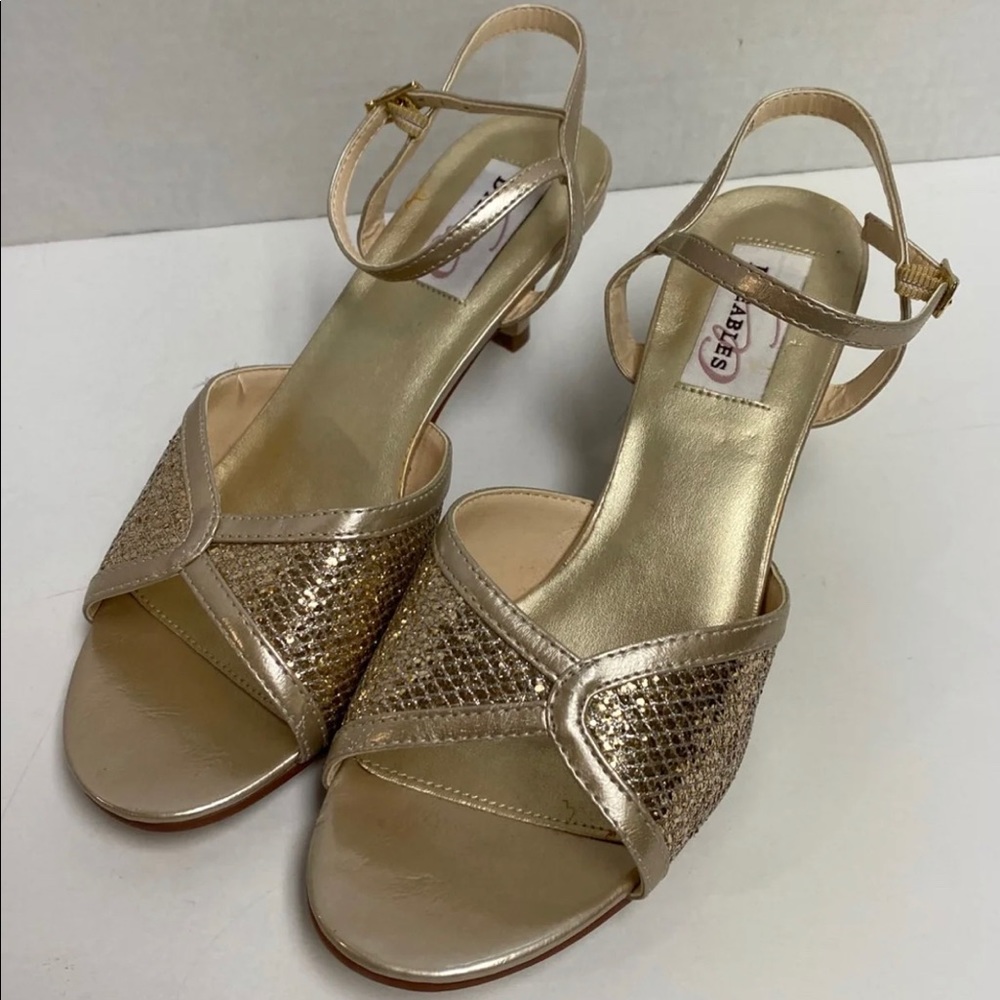 Champagne Gold High Heels Size 8
